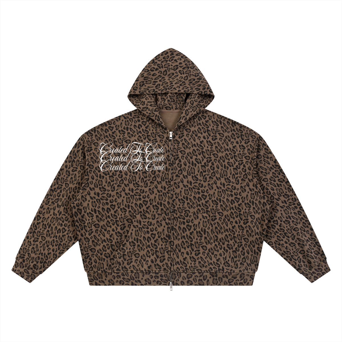 Waffle Zip Hoodie