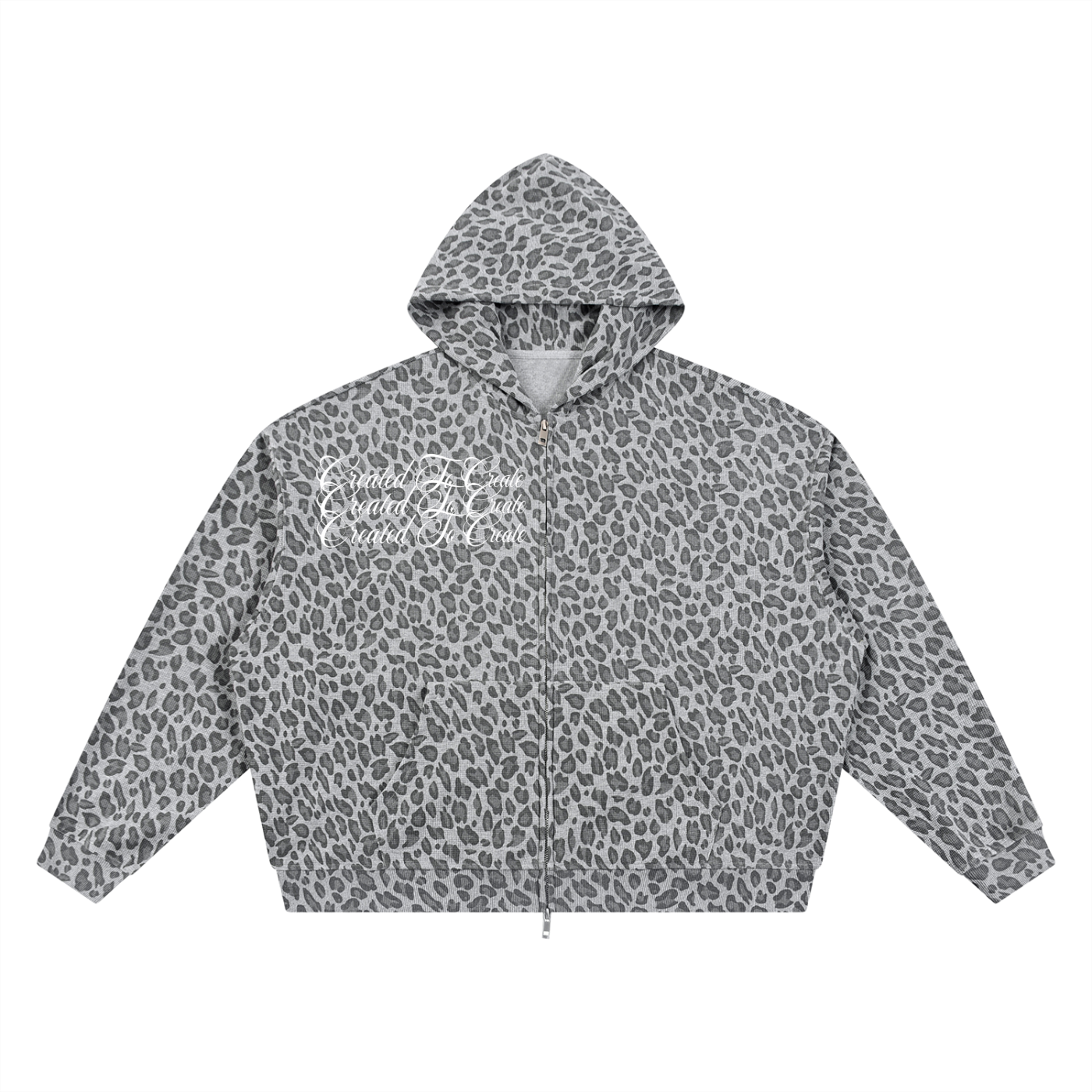 Waffle Zip Hoodie