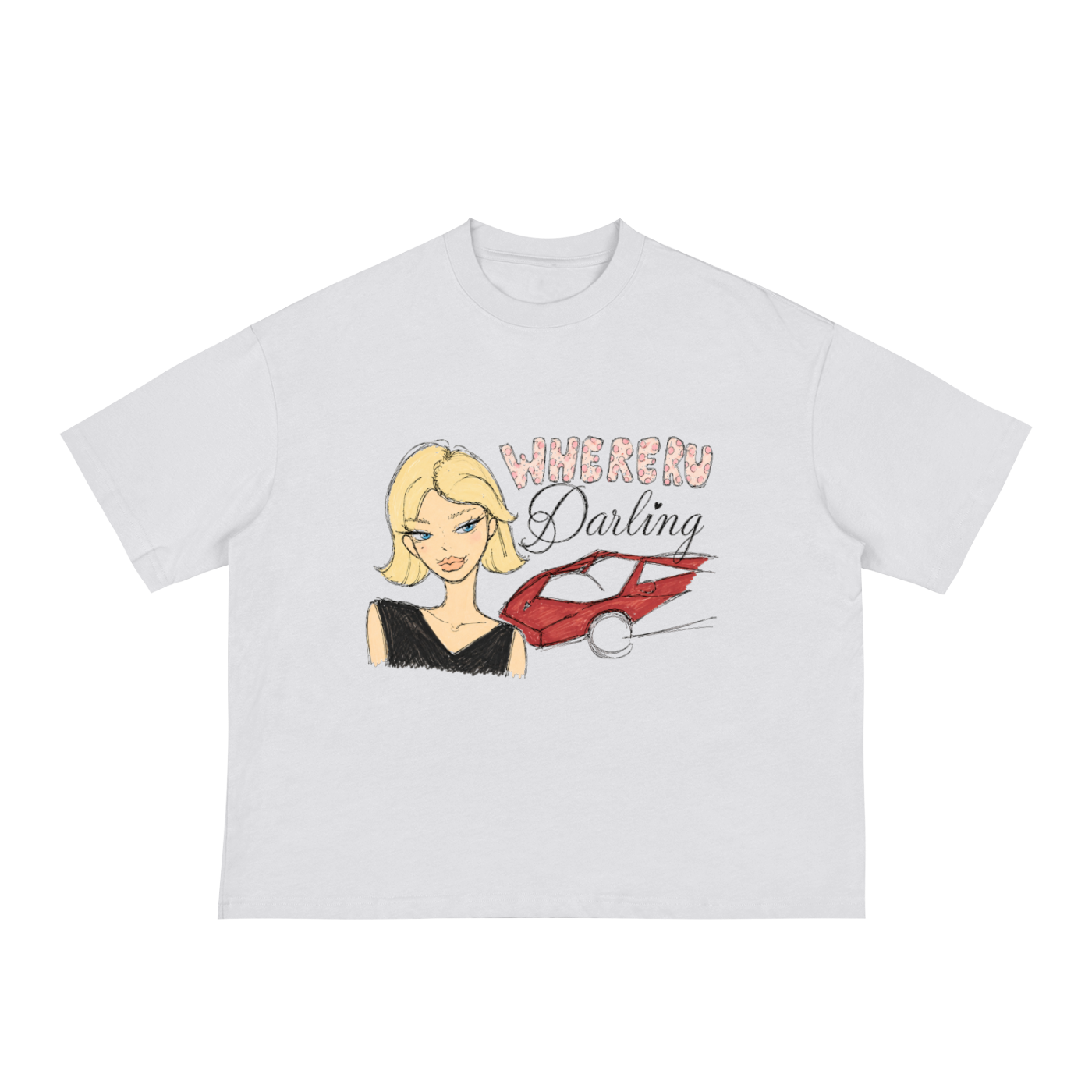 wh3r3 r u darling tee