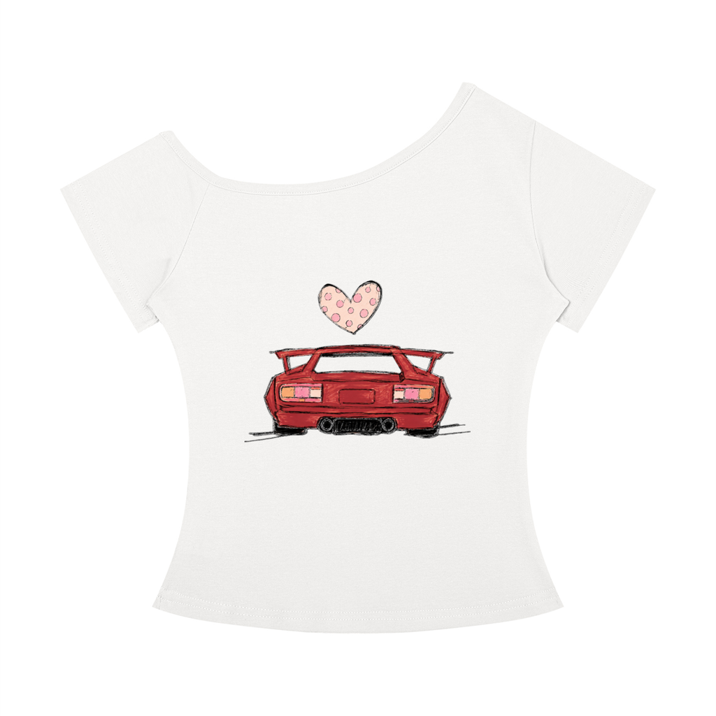 where r u darling (Off-the-Shoulder T)