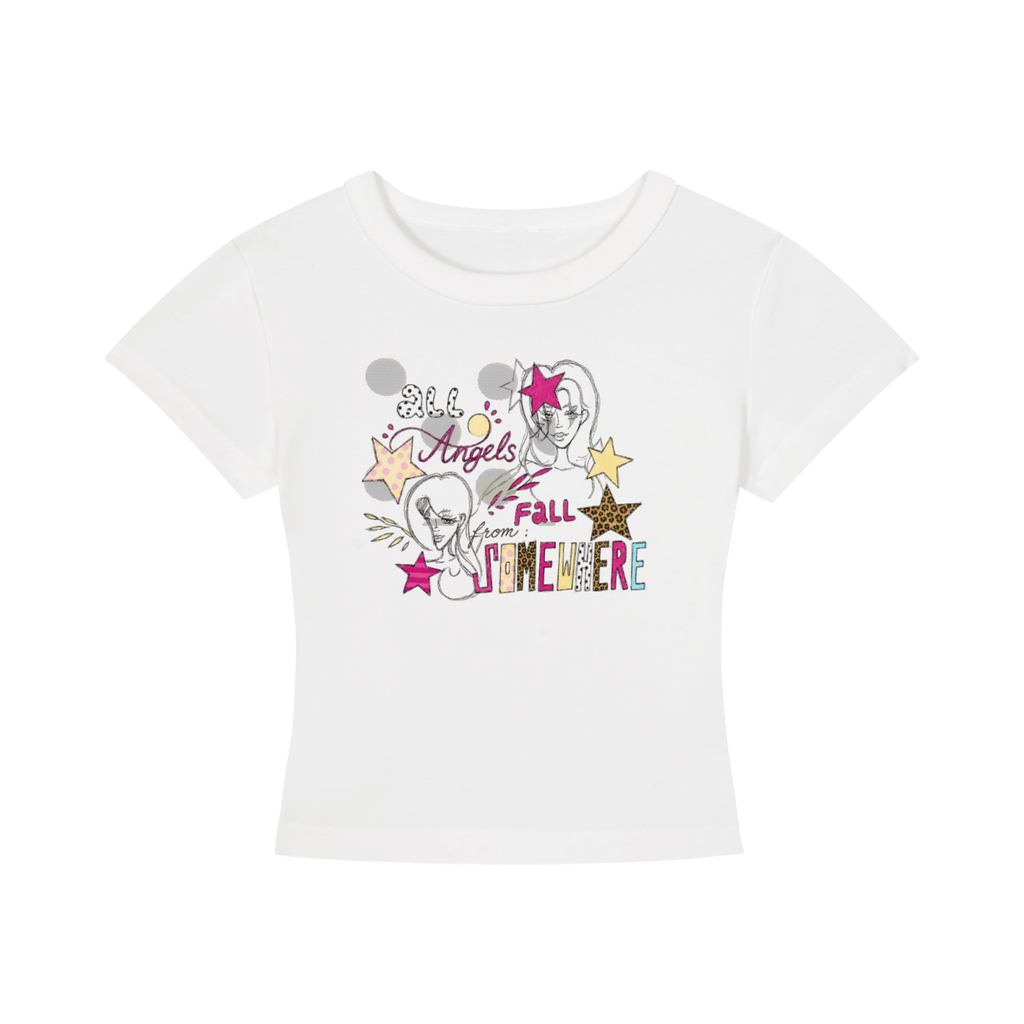 fallen angel baby tee