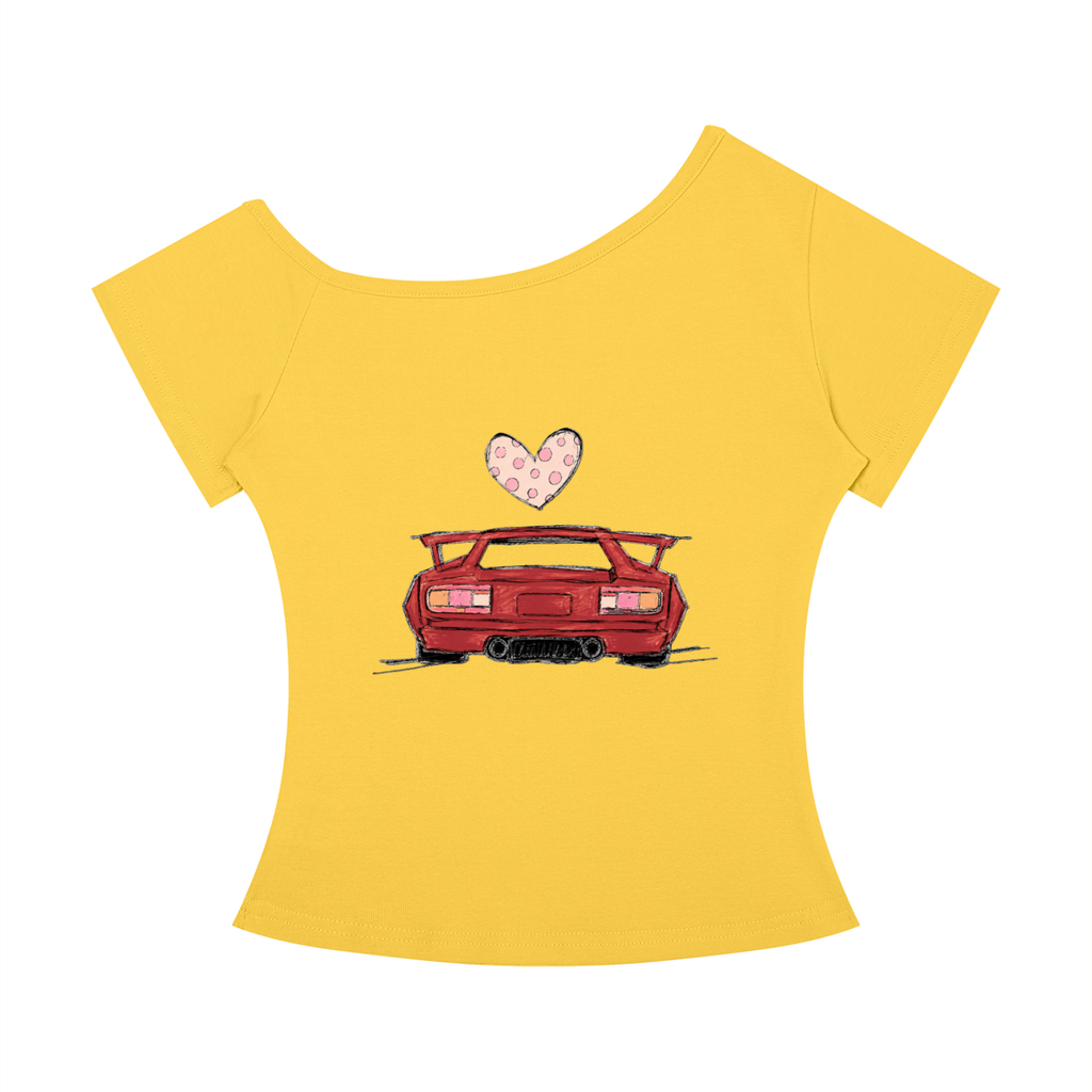 where r u darling (Off-the-Shoulder T)
