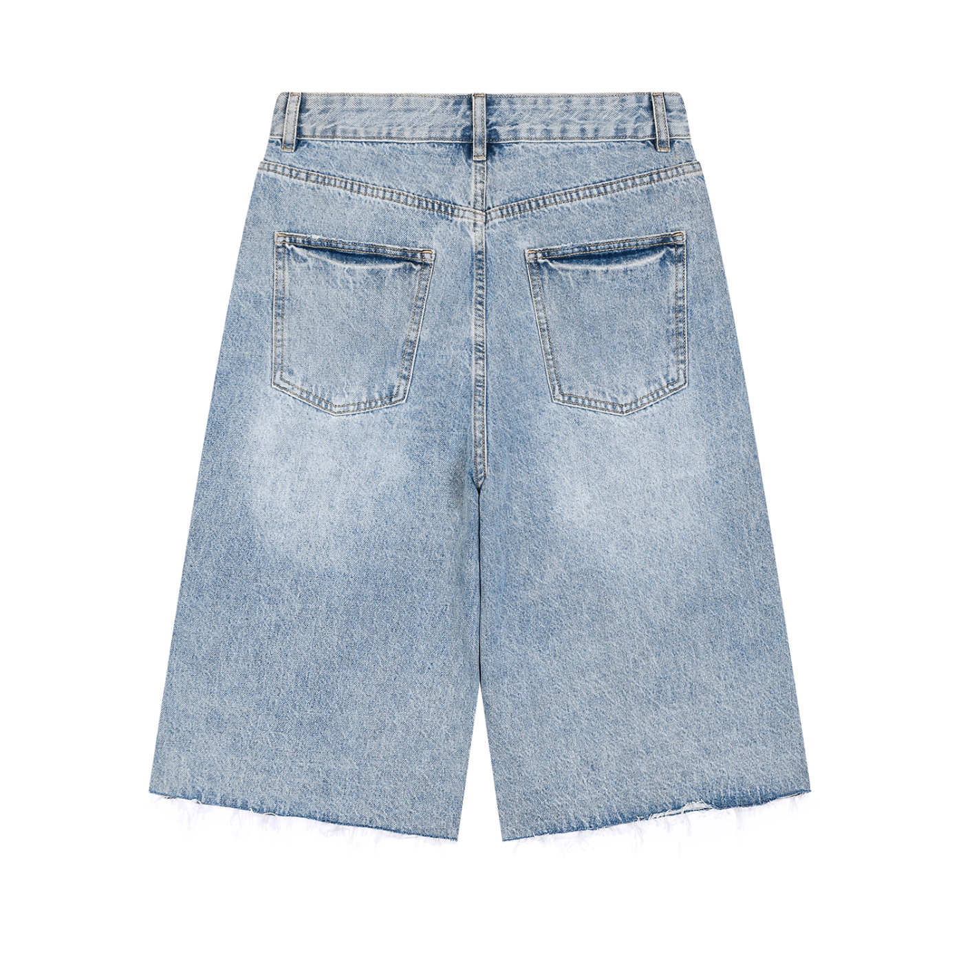 Men’s Wide Leg Denim Shorts