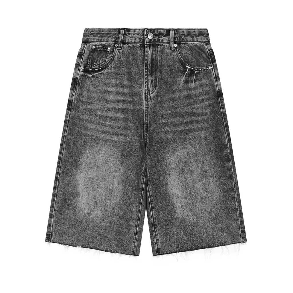Men’s Wide Leg Denim Shorts